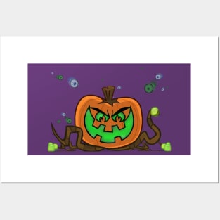 TD - Jack-O-Lantern Pumpkin Posters and Art